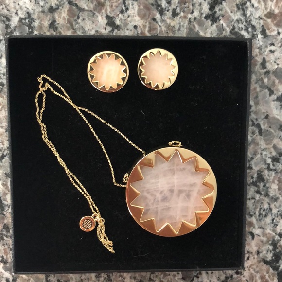 House of Harlow 1960 Jewelry - NEW House of Harlow Sunburst Necklace & Earrings